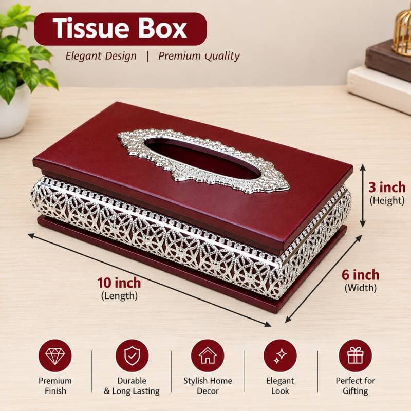 Royal Tissue Box(Silver) thumbnail 4