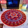 Rose Type Jute Rug FloorMat-3Feet