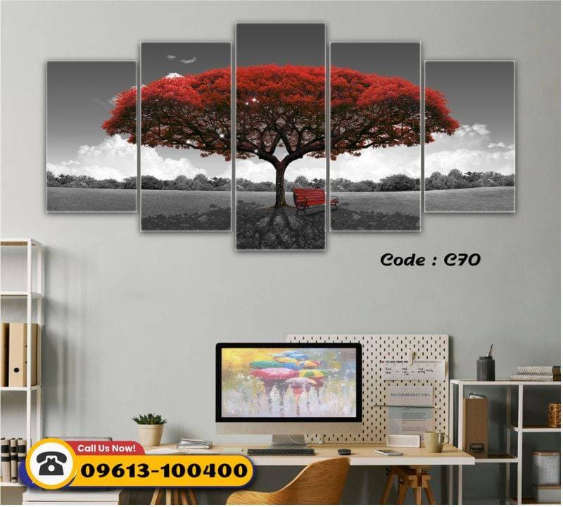 5 Panel Wall Canvas #Code-C70