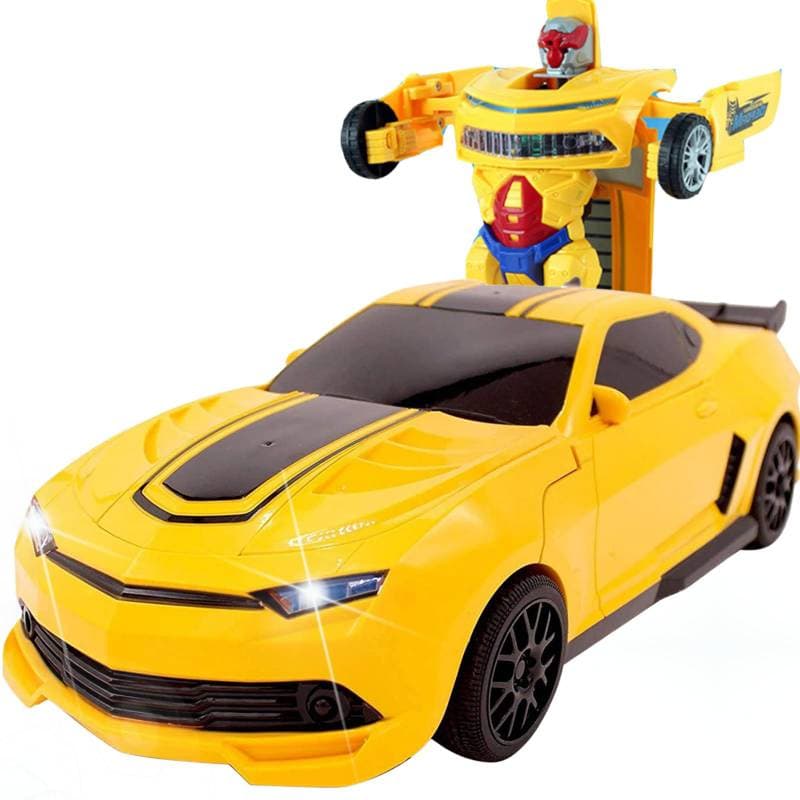 Original China Yellow Transformer Robot Car for best children’s gift thumbnail 3