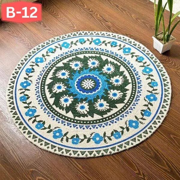 Belly Type Jute Rug FloorMat-3Feet thumbnail 2