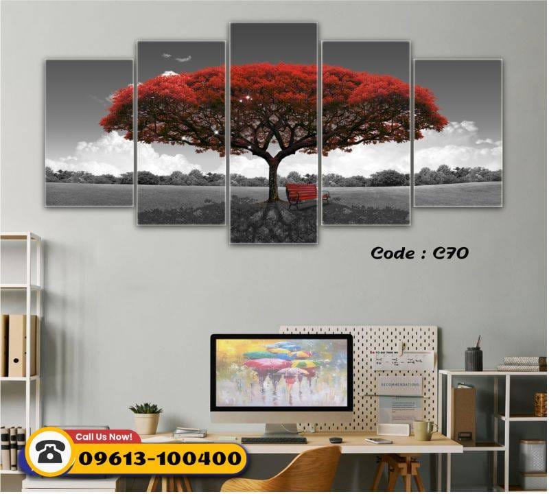 5 Panel Wall Canvas #Code-C70