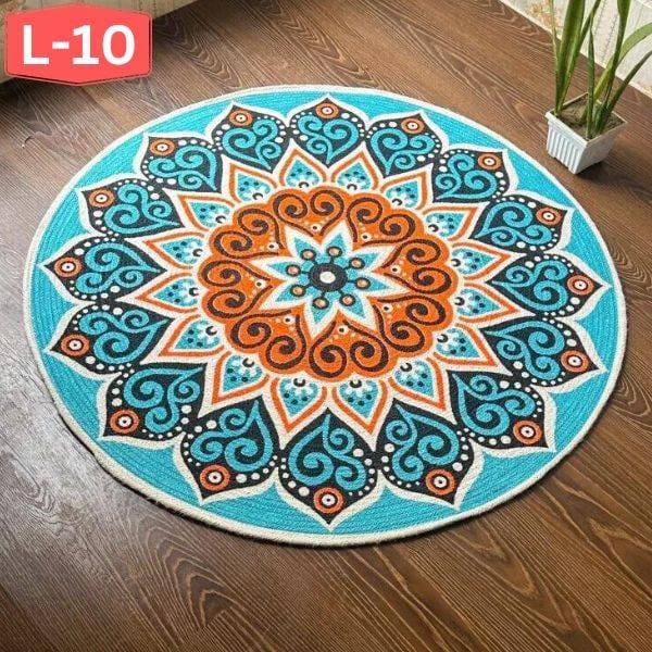 Lily Type Jute Rug FloorMat-3Feet