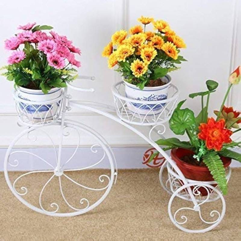 Bicycle type Metal Flower Stand